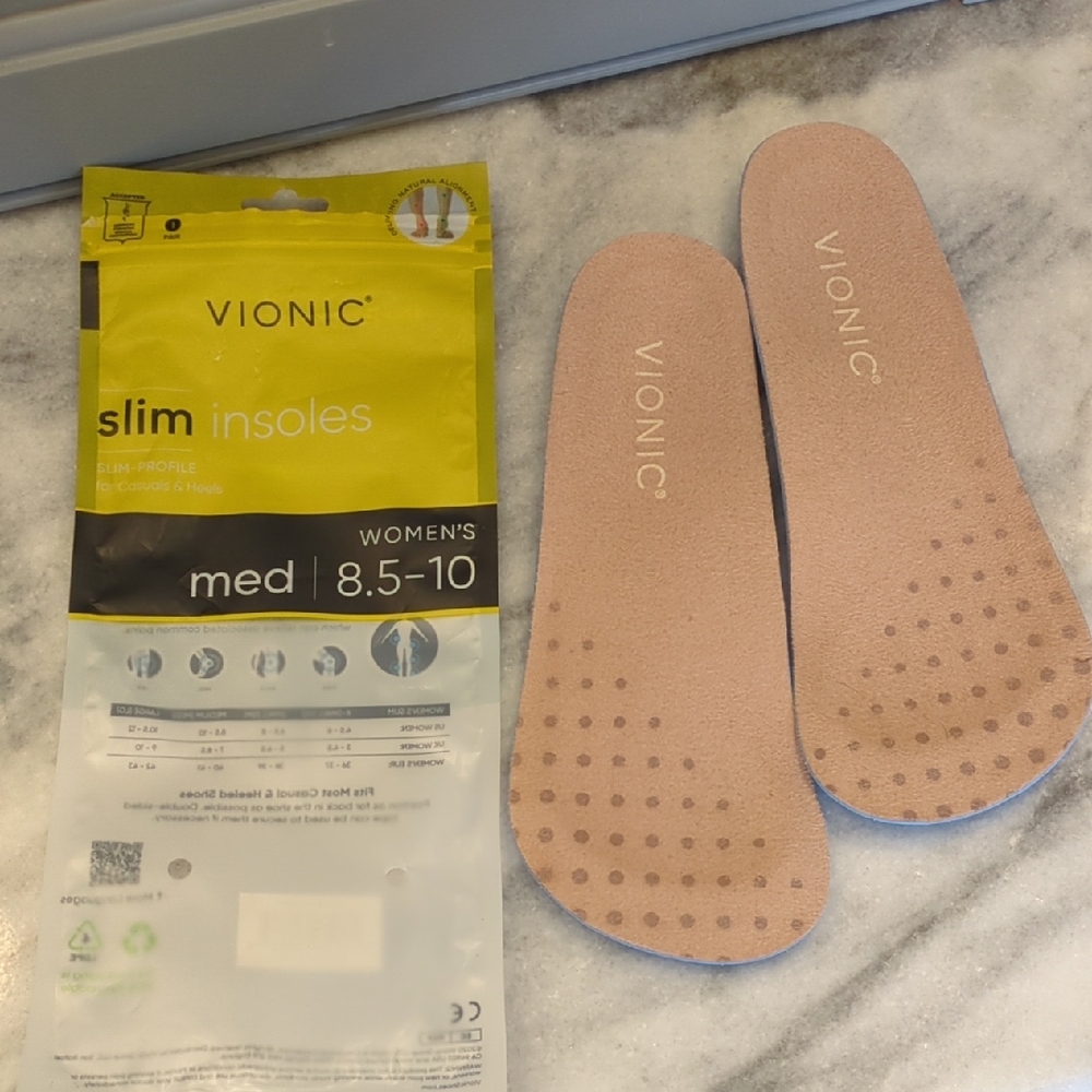 Vionic Women's Slim Insoles in Beige
